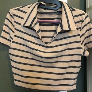 Ribbed Knit, striped top